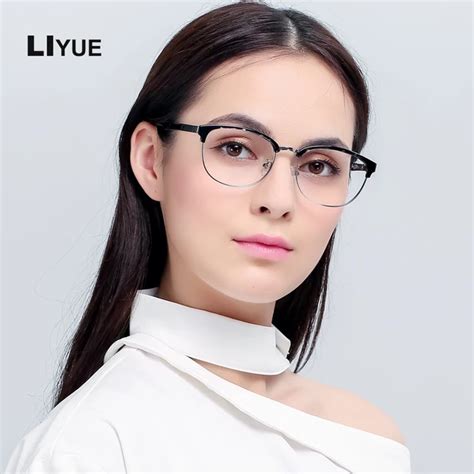 LIYUE Korean glasses women optical frame vintage 2017 Prescription ...