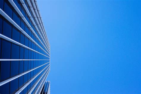 HD wallpaper: blue, sky, sunshine, building, corporate, business ...