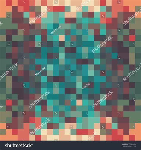 Retro Pixel Art Pattern Stock Vector (Royalty Free) 331909484 ...