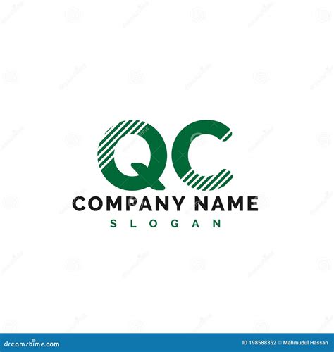 QC Letter Logo Design. QC Letter Logo Vector Illustration - Vector ...