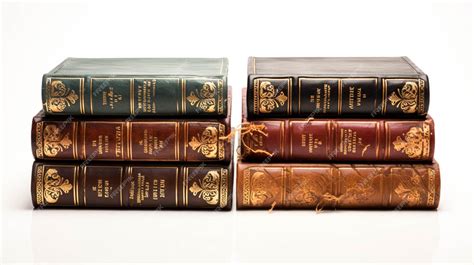 Premium AI Image | Law books isolated on white