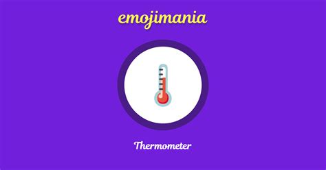 🌡 Thermometer emoji Copy & Paste - Emojimania