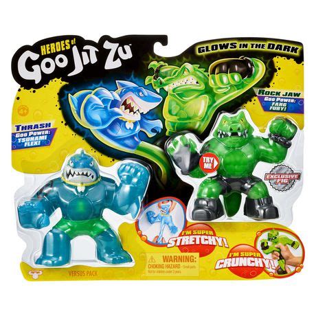 Heroes of Goo Jit Zu Versus Pack - Thrash vs Rockjaw | Walmart Canada