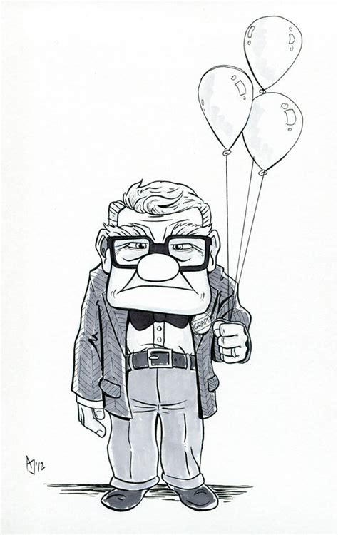 Carl from Pixar's UP by AtlantaJones on DeviantArt