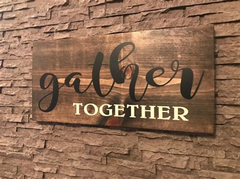 Gather Together Sign L Gather Sign L Gather Together Wall Art - Etsy