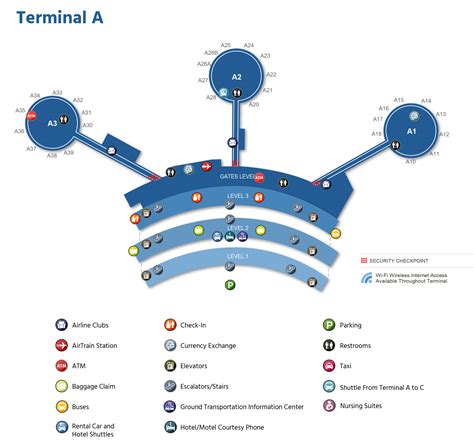 Ewr Airport Map