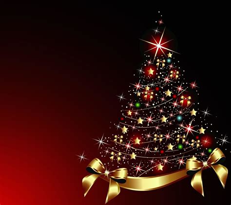 Christmas Tree Red Wallpapers - Wallpaper Cave