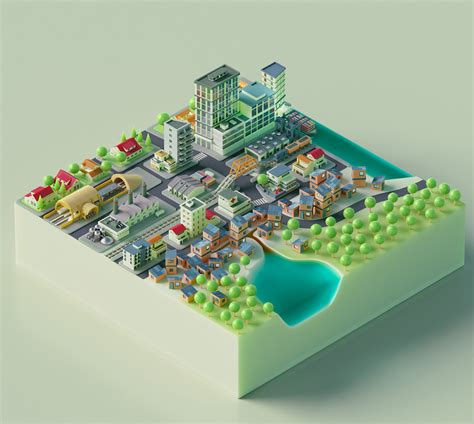 Isometric City :: Behance