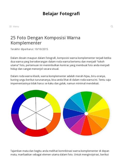 33+ Komposisi Warna Komplementer Adalah Terkini - Siklus Skema