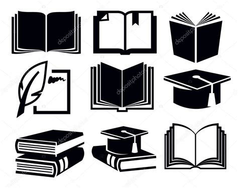 Book icons Stock Vector Image by ©bioraven #24540889