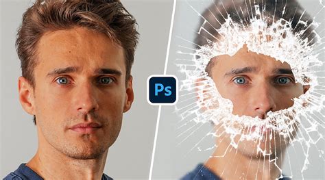 How to Create a Simple Broken Glass Effect in Photoshop - Mypstips