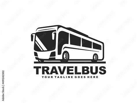 Bus logo design vector. Travel bus logo Stock Vector | Adobe Stock