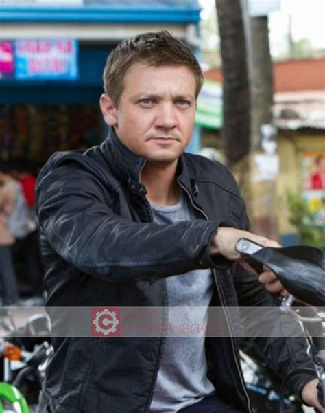 Jeremy Renner Leather Jacket Bourne Legacy | Aaron Cross Jacket