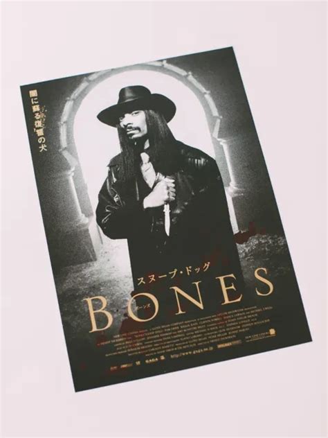 BONES (SNOOP DOGG) - B5 Movie Poster - 2 Sided Japanese Version ...