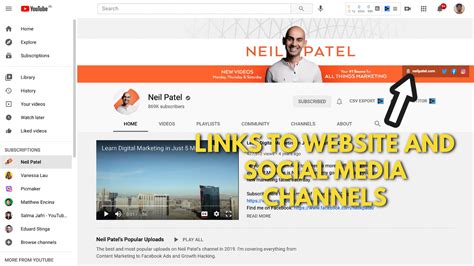 YouTube Banner Examples (ft. Neil Patel and HubSpot) [2022]