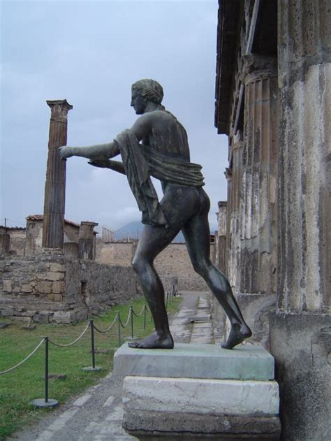 Bronze Statue of Apollo, Pompeii (AD 79), Italy | Pompeii ruins ...