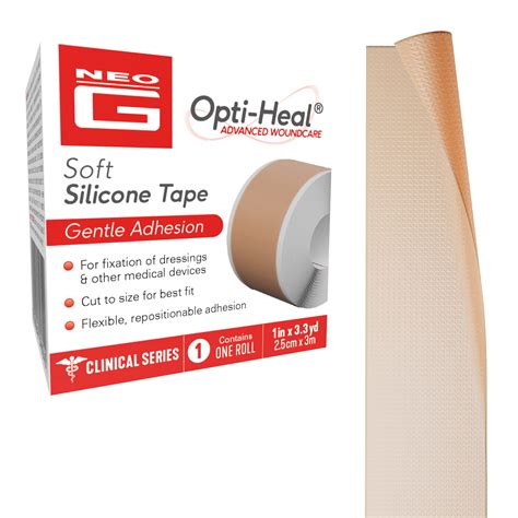 Buy Neo G Opti-Heal Silicone Medical Tape for Wound Care – Medical ...