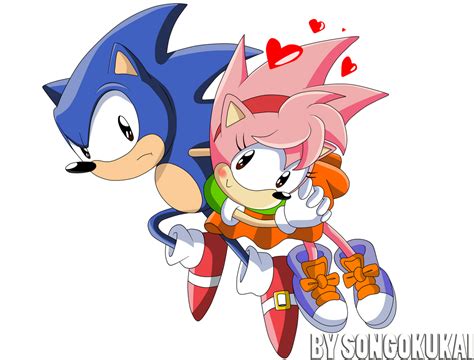 Sonic and Amy by Krizeii on DeviantArt