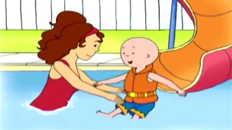 Caillou Learns To Swim