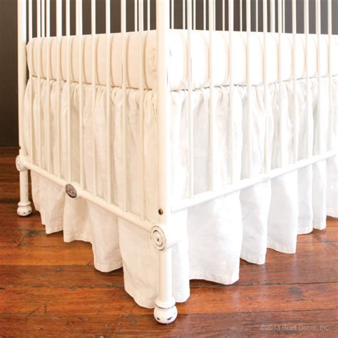 joy baby crib distressed white