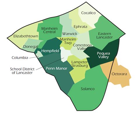 Lancaster County School District Map - Maping Resources