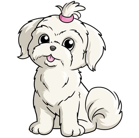 How to Draw a Shih Tzu - Really Easy Drawing Tutorial