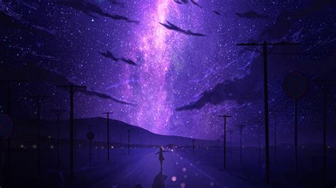 Anime Night Sky Wallpaper Hd - Infoupdate.org