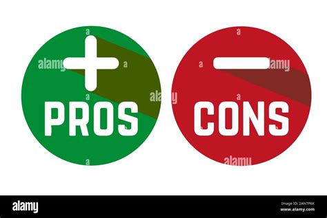 Pros and Cons in Business Stock Vector Image & Art - Alamy