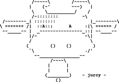 Animal ascii art