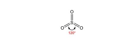 What is the sulfur trioxide molecular and electron geometry? | Quizlet