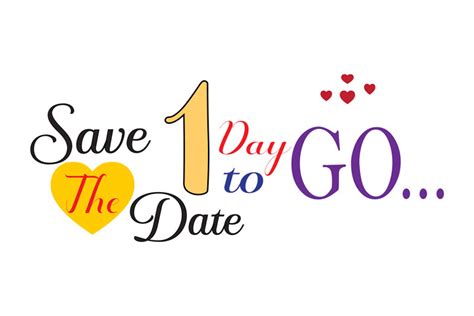 Download Wedding Countdown Day To Go PSD Template