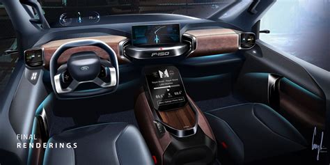 2025 Ford F-150 Interior on Behance | Car interior design, Futuristic ...