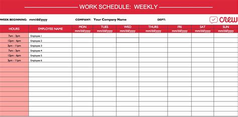 Daily Work Schedule Format In Excel Mail Merge Word From For Labels ...