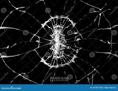 Broken Glass Effect Background Design Stock Illustration - Illustration ...