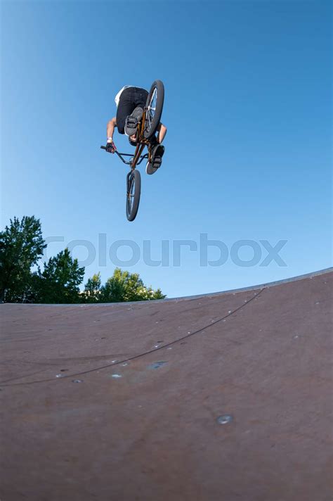 BMX Bike Stunt | Stock image | Colourbox