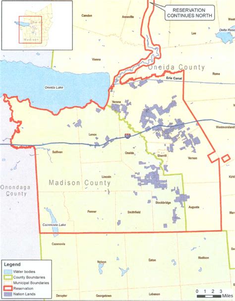 Oneida Reservation Map