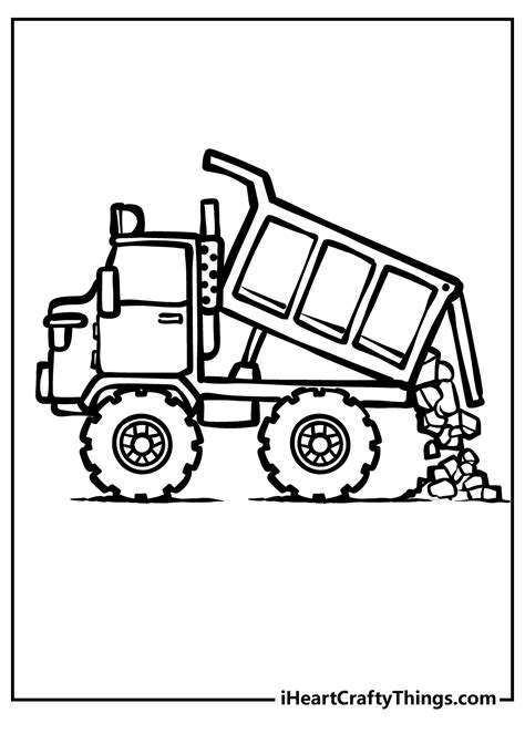 Dump Truck Coloring Pages To Print