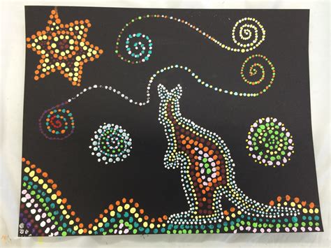 Kathy's Art Project Ideas: Aboriginal Dot Art Lesson