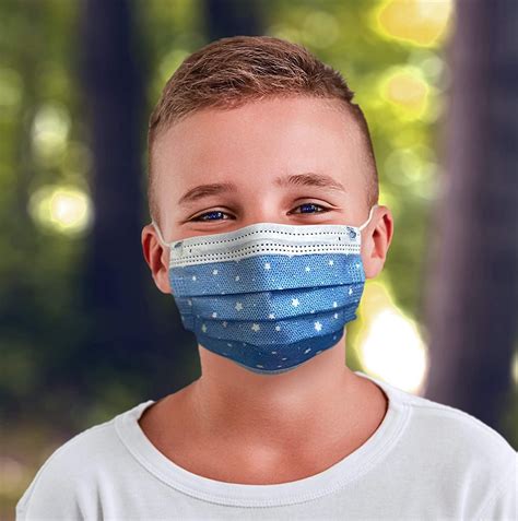 25 Pack EZ Breezy Kids Disposable Face Masks - Perfect Size for Childr ...