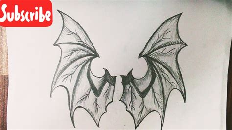 Bat Wing Drawings