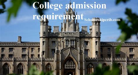 University Admission Requirements - ScholarshipCrib