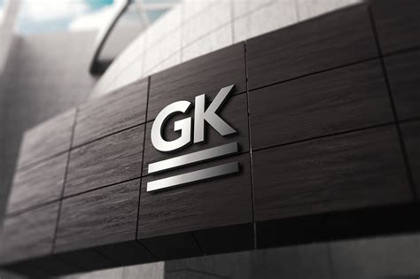 3D Logo Signage Wall Mock-Up v.2 :: Behance