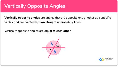 Opposite Angles Worksheet