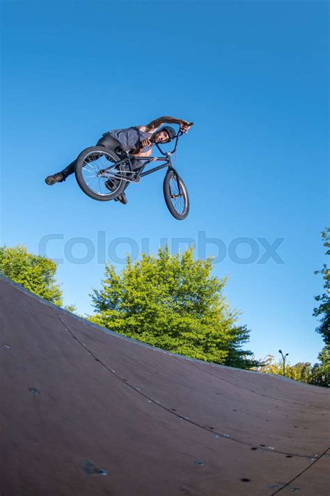 BMX Bike Stunt | Stock image | Colourbox