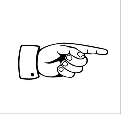 Digital Clipart Pointing Hand Pointing Finger Symbol Vector Graphics ...