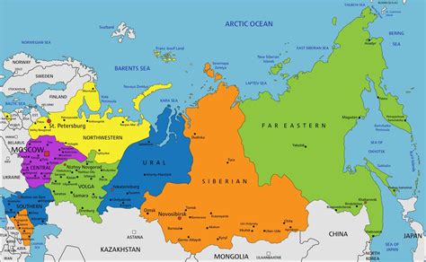 Russia Map Russia Map Map Political Map | Images and Photos finder