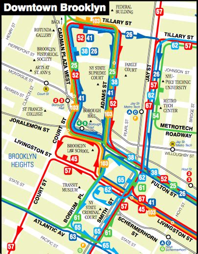 Bus Map Brooklyn | World Map 07