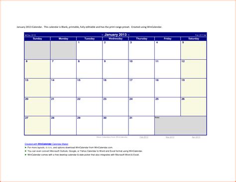 Free 6 Printable Blank Calendar Templates In Pdf Ms Word | Images and ...