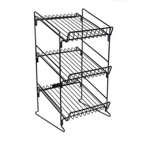 3 Shelf Wire Counter Display Rack | Metal Counter Display