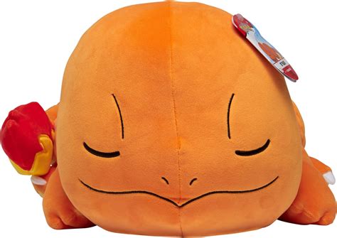 Jazwares Pokemon Sleeping Charmander 18-in Plush